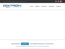 Tablet Screenshot of dixtron.com